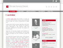Tablet Screenshot of leoneassociati.com
